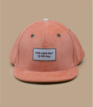 casquette enfant velours rose Sweet candy